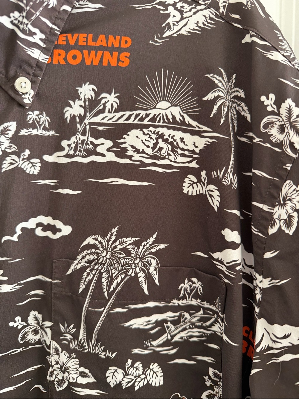 Reyn Spooner x NFL Cleveland Browns Hawaiian Shirt | Men’s 2XL - Picture 3 of 4